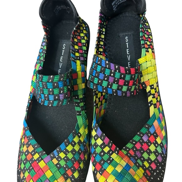 Steven by Steve Madden Size 6.5 Brice Multicolor Wedge - Picture 2 of 7